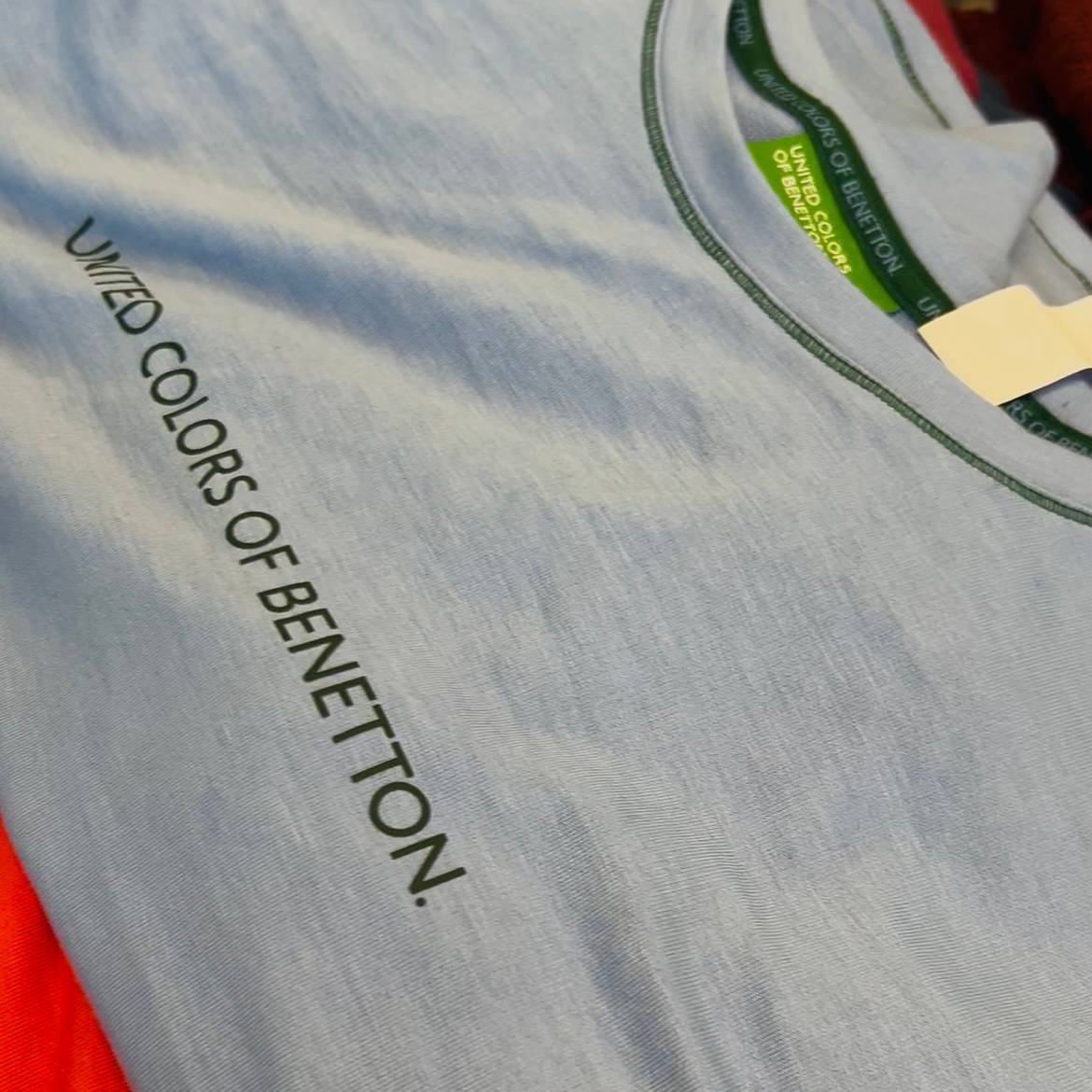 Benetton marškinėliai pilki